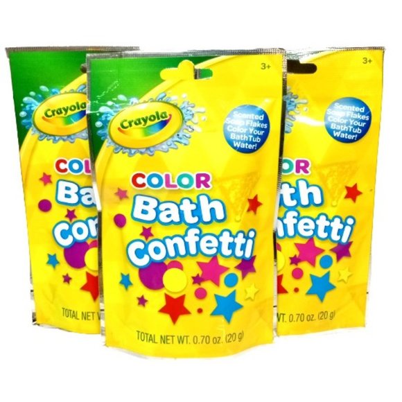 Crayola Bath Crayola Bathtub Magical Confetti 3pk Colorful Scented